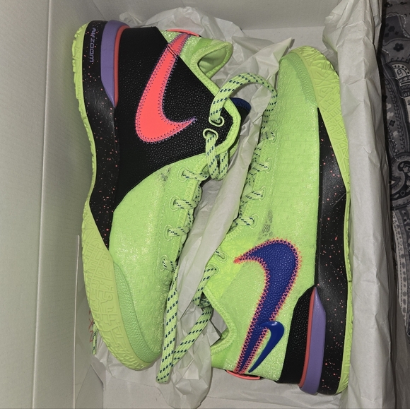 Nike Kids Shoes in Neon Green and Black main image 11